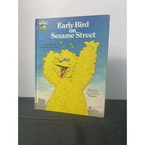 Early‎ Bird on Sesame Street Vintage Childrens Book by Linda Hayward 1980s